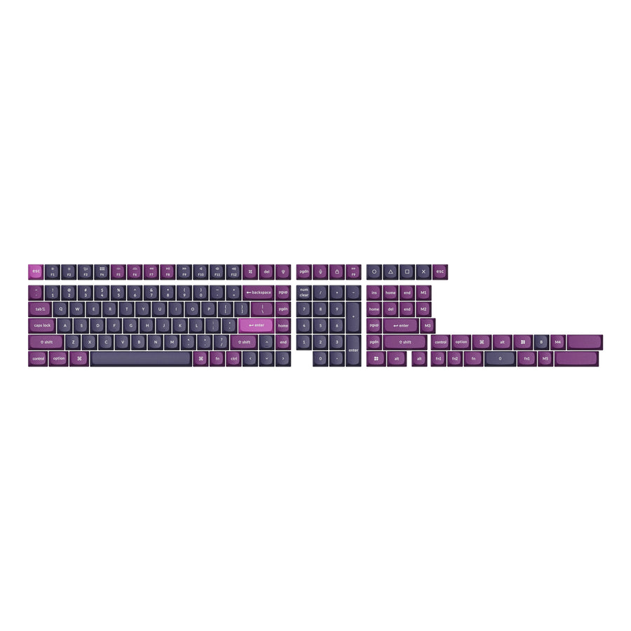 Double-Shot-OSA-PBT-Keycap-Full-Keycap-Set-Purple