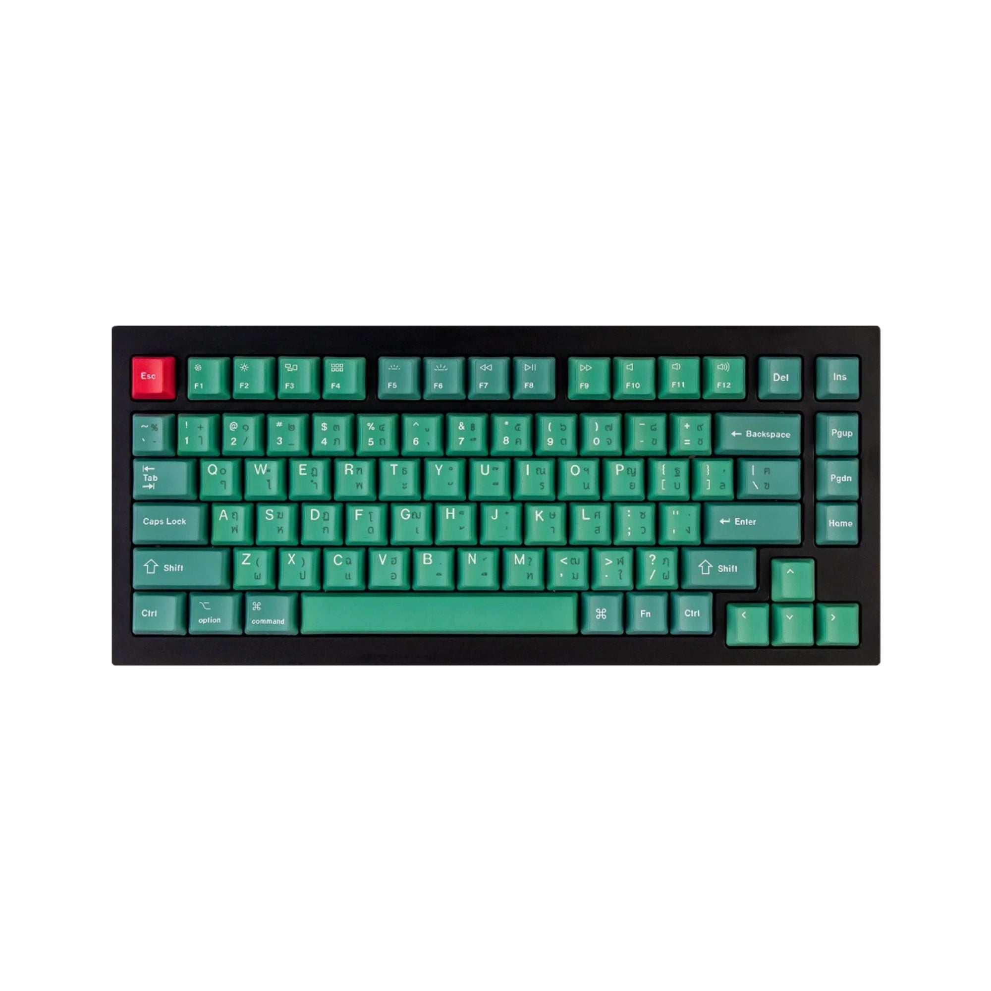 ชุดคีย์แคปภาษาไทย (TH Laser) Forest - OEM Dye-Sub PBT - Keychron