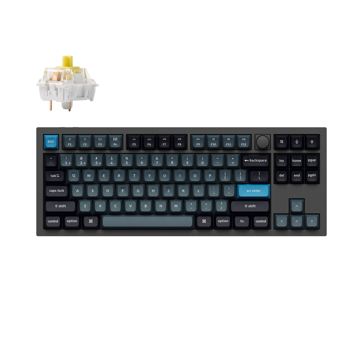 Keychron Q3 Pro Custom Mechanical Keyboard คัสต้อมแมคคานิคอลคีย์บอร์ดไร้สาย (QMK/VIA) - Keychron