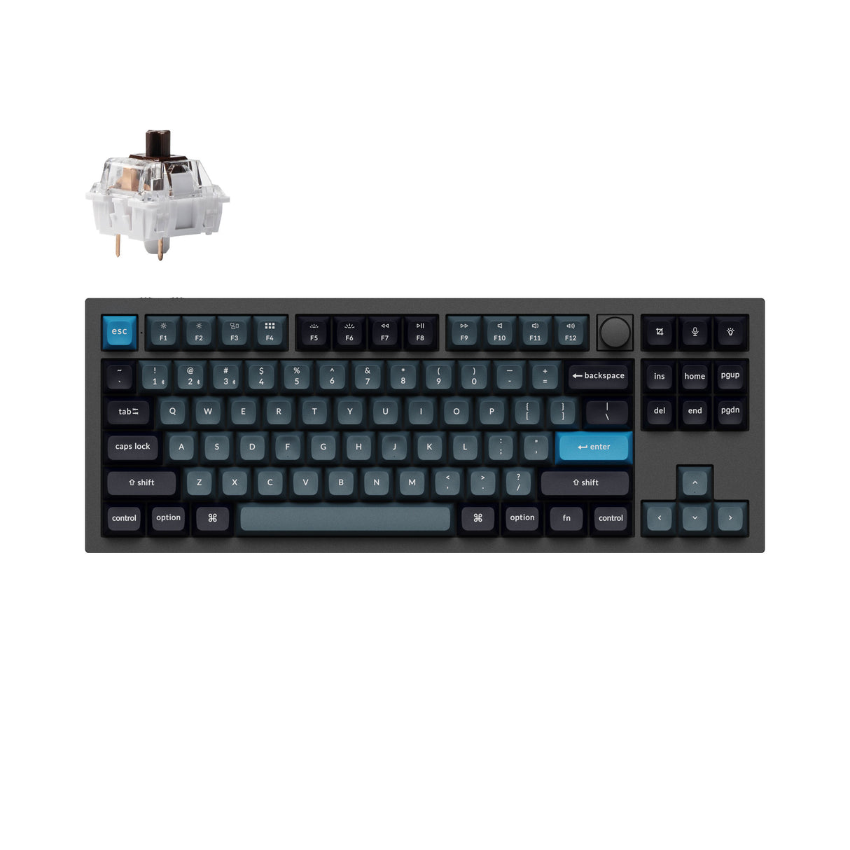 Keychron Q3 Pro Custom Mechanical Keyboard คัสต้อมแมคคานิคอลคีย์บอร์ดไร้สาย (QMK/VIA) - Keychron