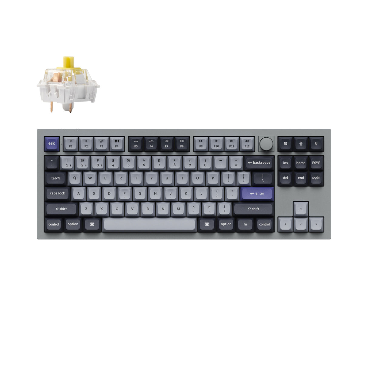 Keychron Q3 Pro Custom Mechanical Keyboard คัสต้อมแมคคานิคอลคีย์บอร์ดไร้สาย (QMK/VIA) - Keychron