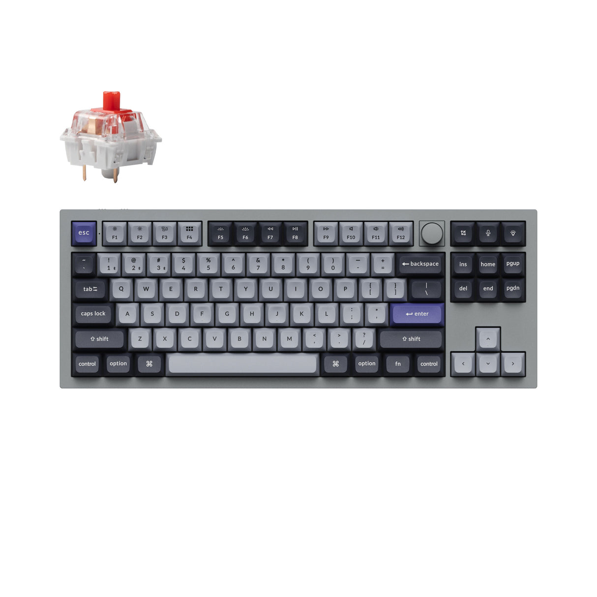 Keychron Q3 Pro Custom Mechanical Keyboard คัสต้อมแมคคานิคอลคีย์บอร์ดไร้สาย (QMK/VIA) - Keychron