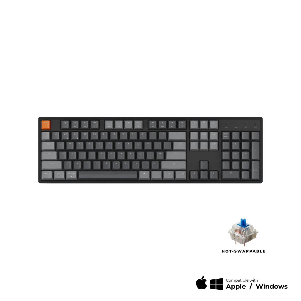 (ENG)Keychron K10 Wireless Mechanical Keyboard - Keychron