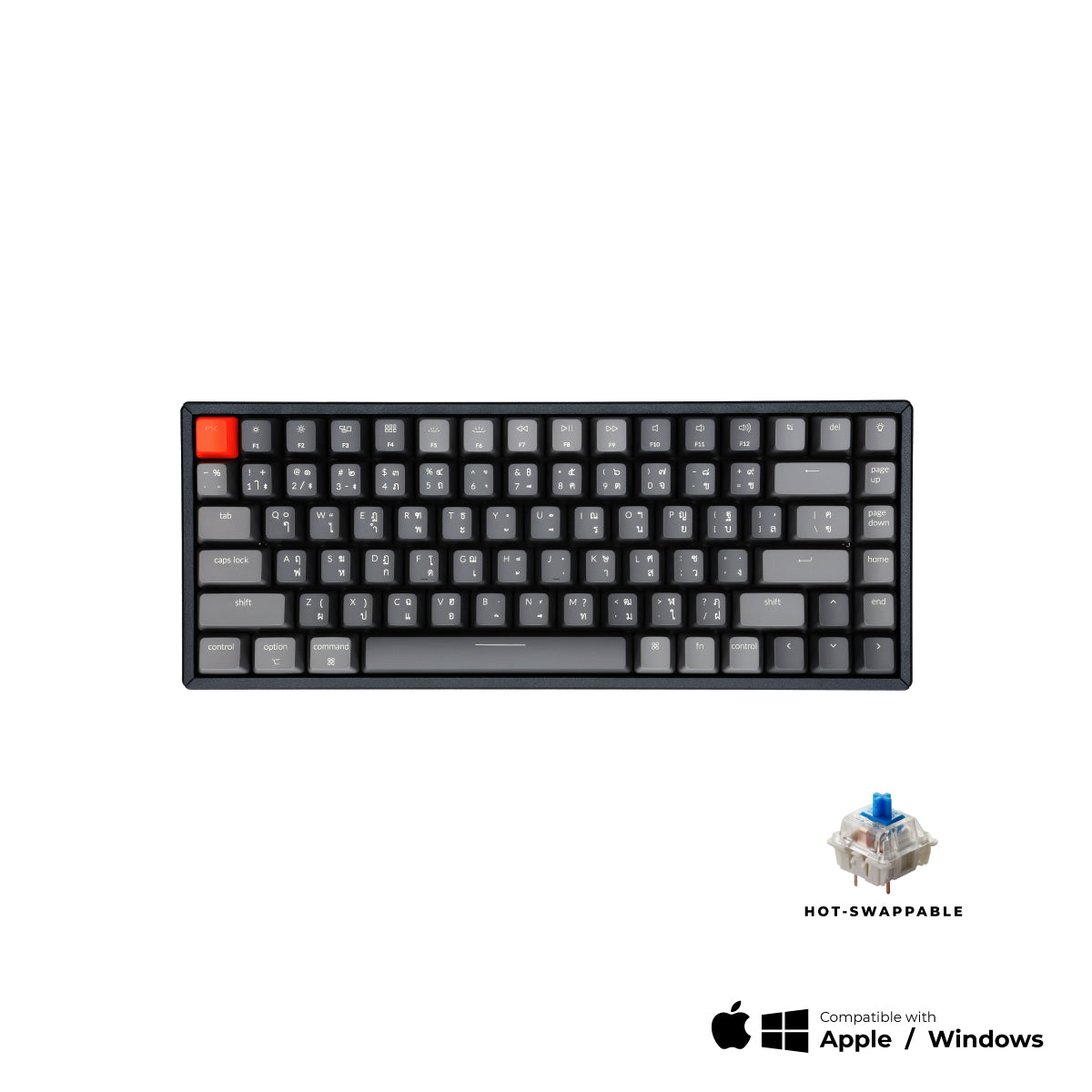 Keychron K2 V.2 Wireless Hot-swappable Mechanical Keyboard - Keychron