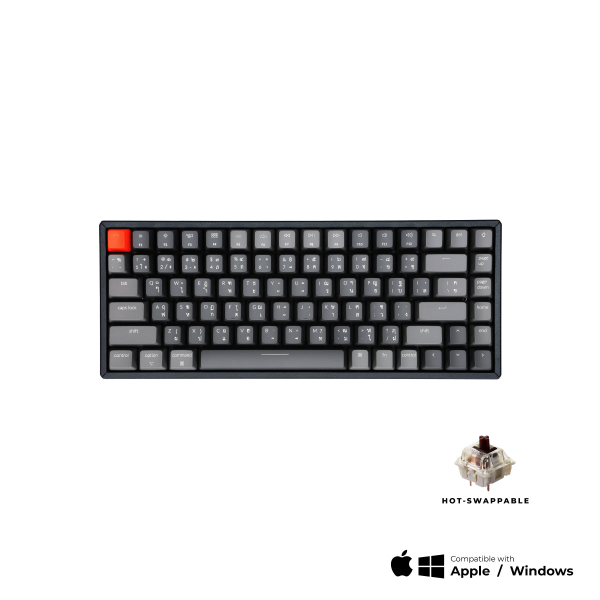 Keychron K2 V.2 Wireless Hot-swappable Mechanical Keyboard - Keychron