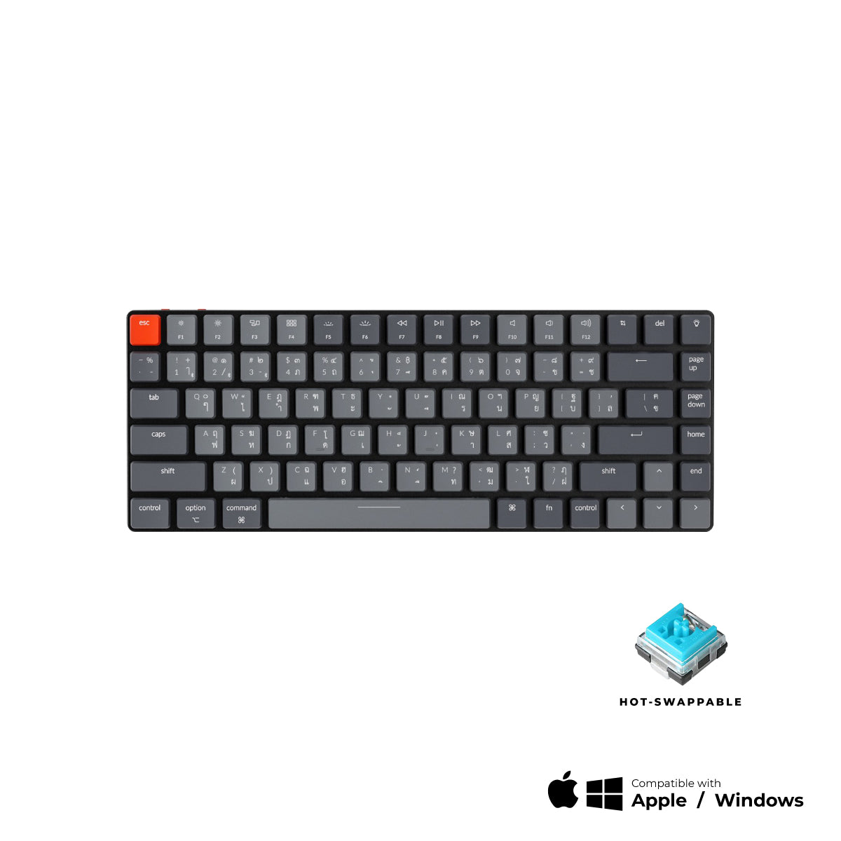 Keychron K3 V.2 Ultra-slim Wireless Mechanical Keyboard - Keychron