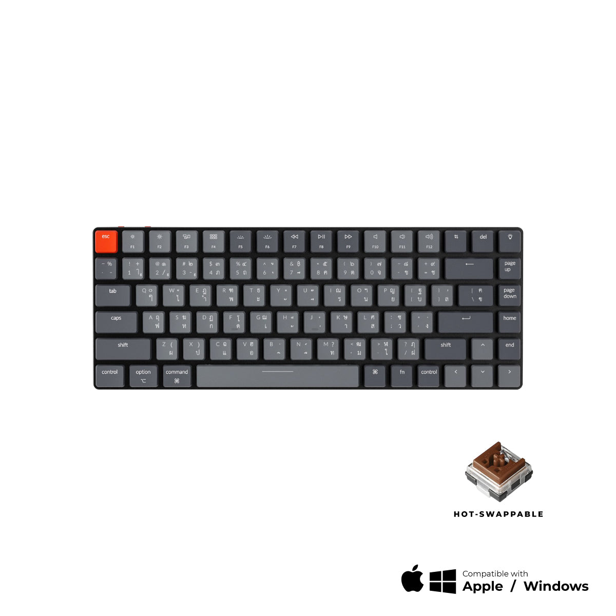 Keychron K3 V.2 Ultra-slim Wireless Mechanical Keyboard - Keychron