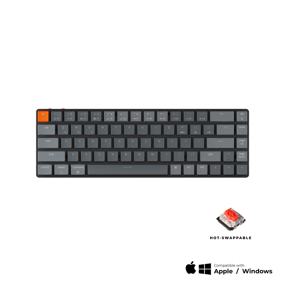 (ENG) Keychron K7 Ultra-slim Wireless Mechanical Keyboard - Keychron