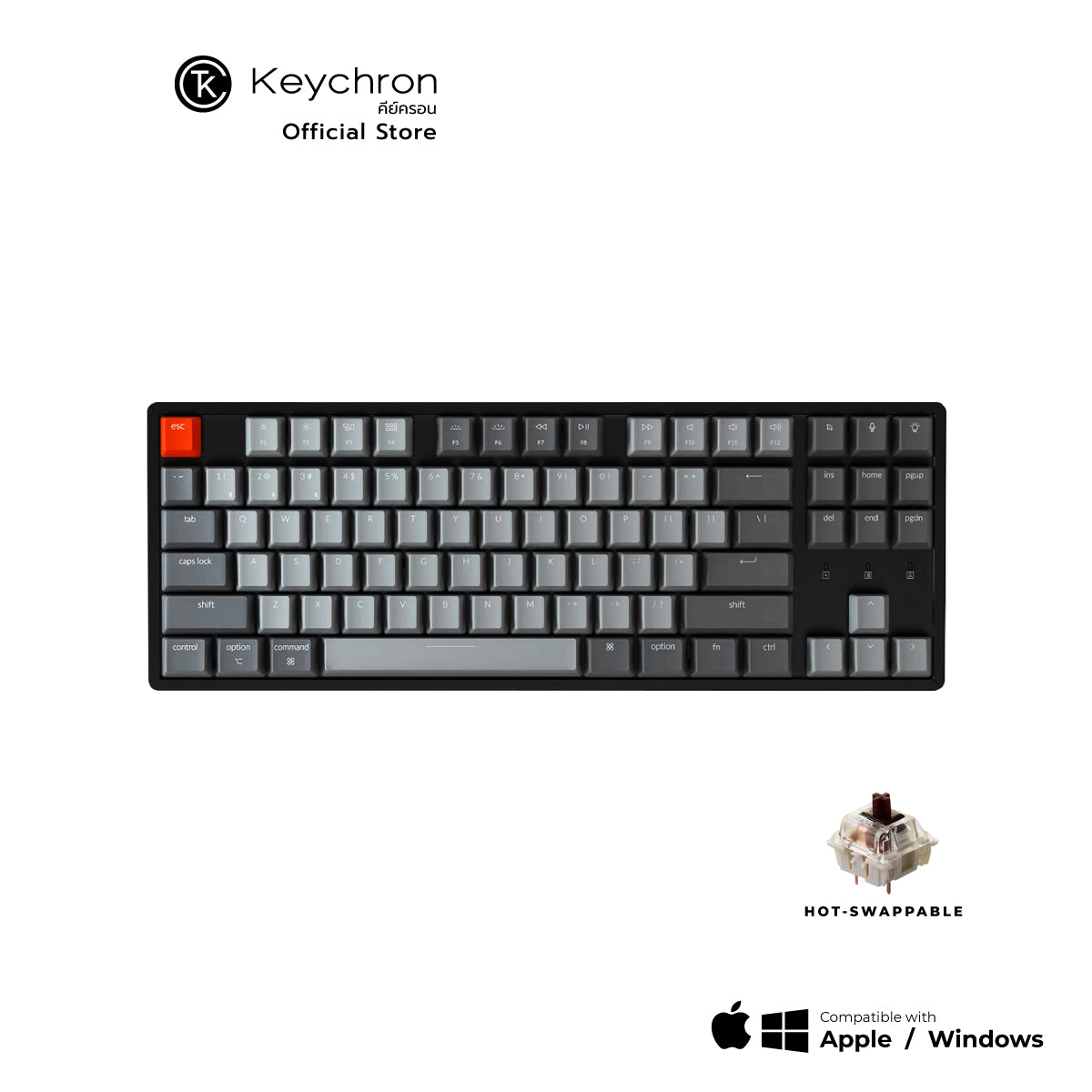 Keychron K8 Wireless Hot-swappable Mechanical Keyboard - Keychron