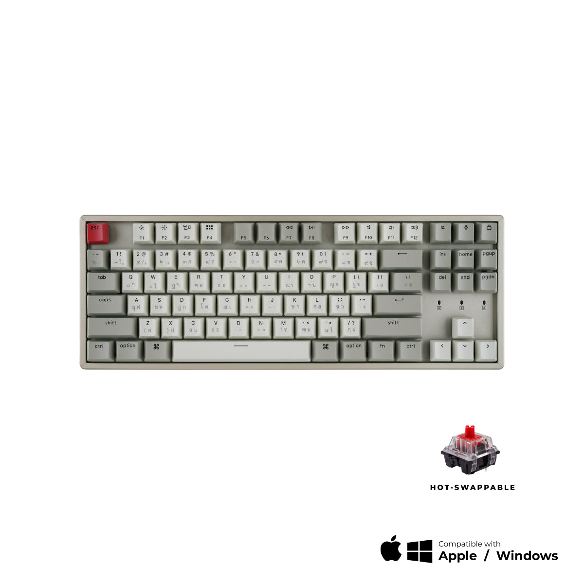 Keychron K8 Non-Backlight Wireless Mechanical Keyboard - Keychron