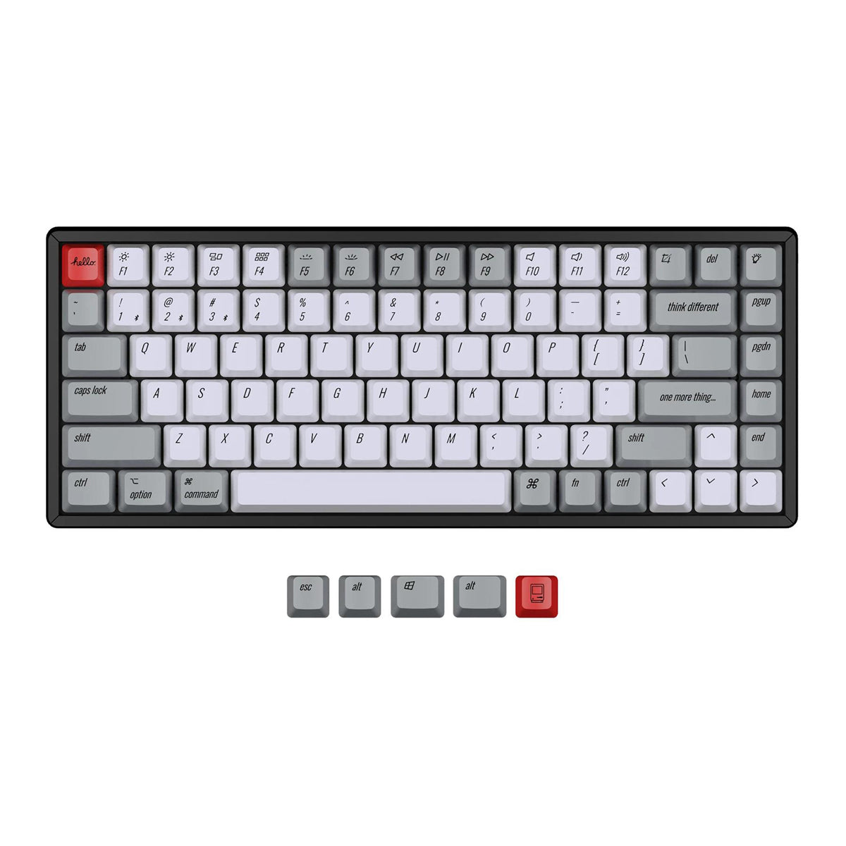 Keychron OEM Profile PBT Retro Keycap Set - Keychron