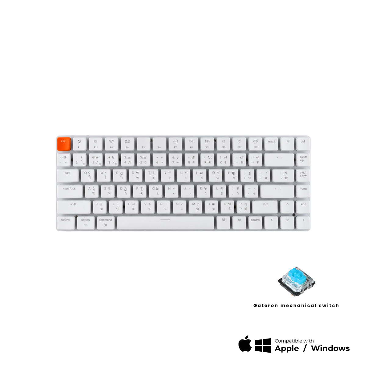 Keychron K3 Non-Backlight Ultra-Slim Wireless Mechanical Keyboard (Version 2) - Keychron