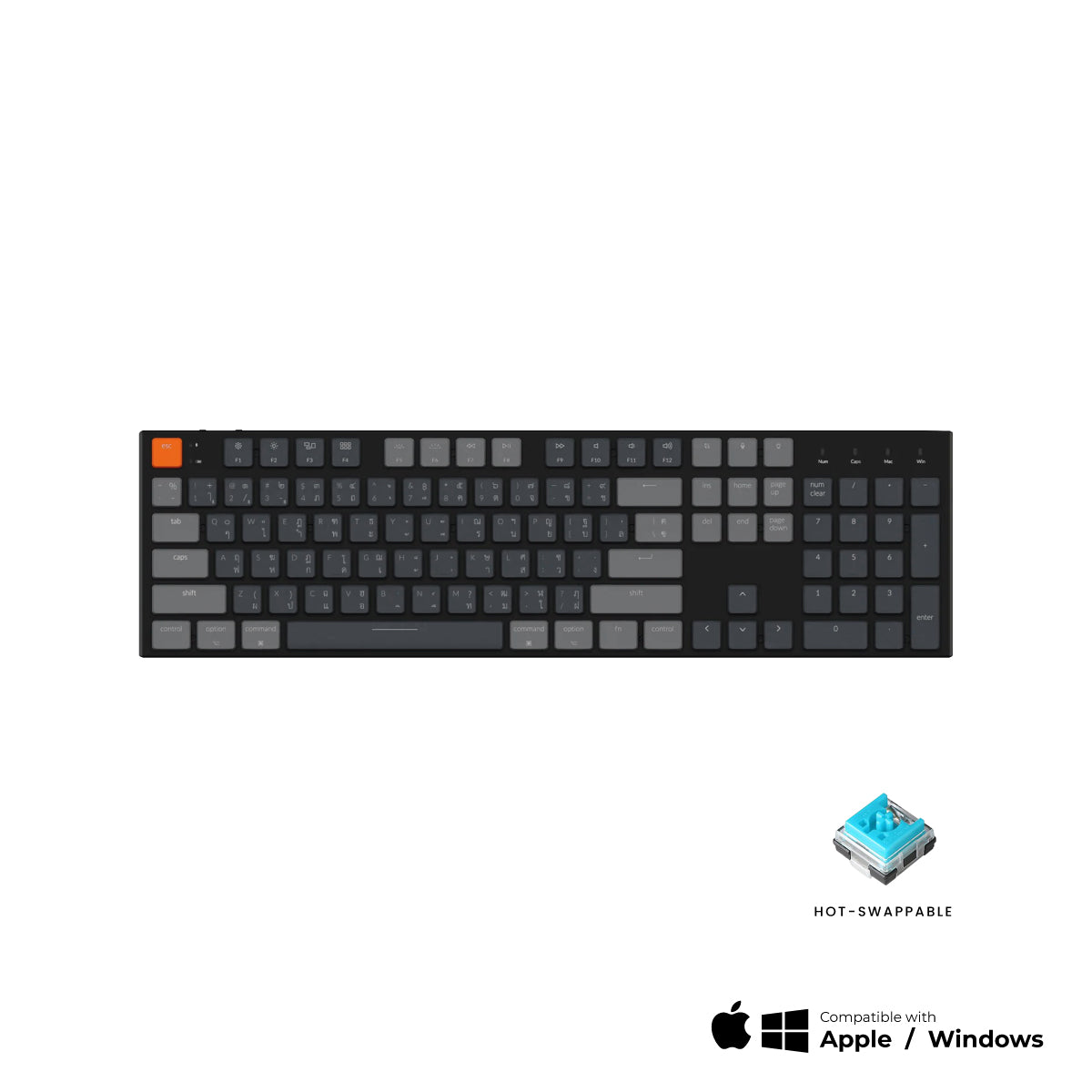 Keychron K5 Ultra-Slim Wireless Mechanical Keyboard - Keychron