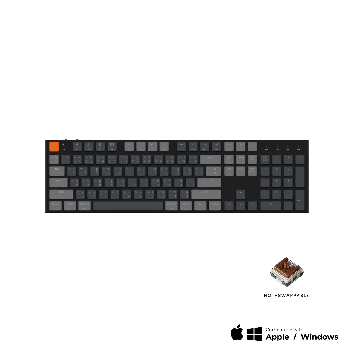 Keychron K5 Ultra-Slim Wireless Mechanical Keyboard - Keychron