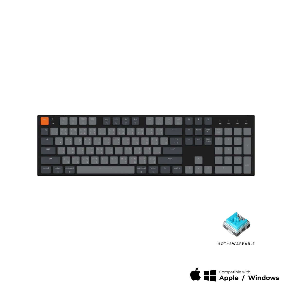 Keychron K5 Ultra-Slim Wireless Mechanical Keyboard - Keychron