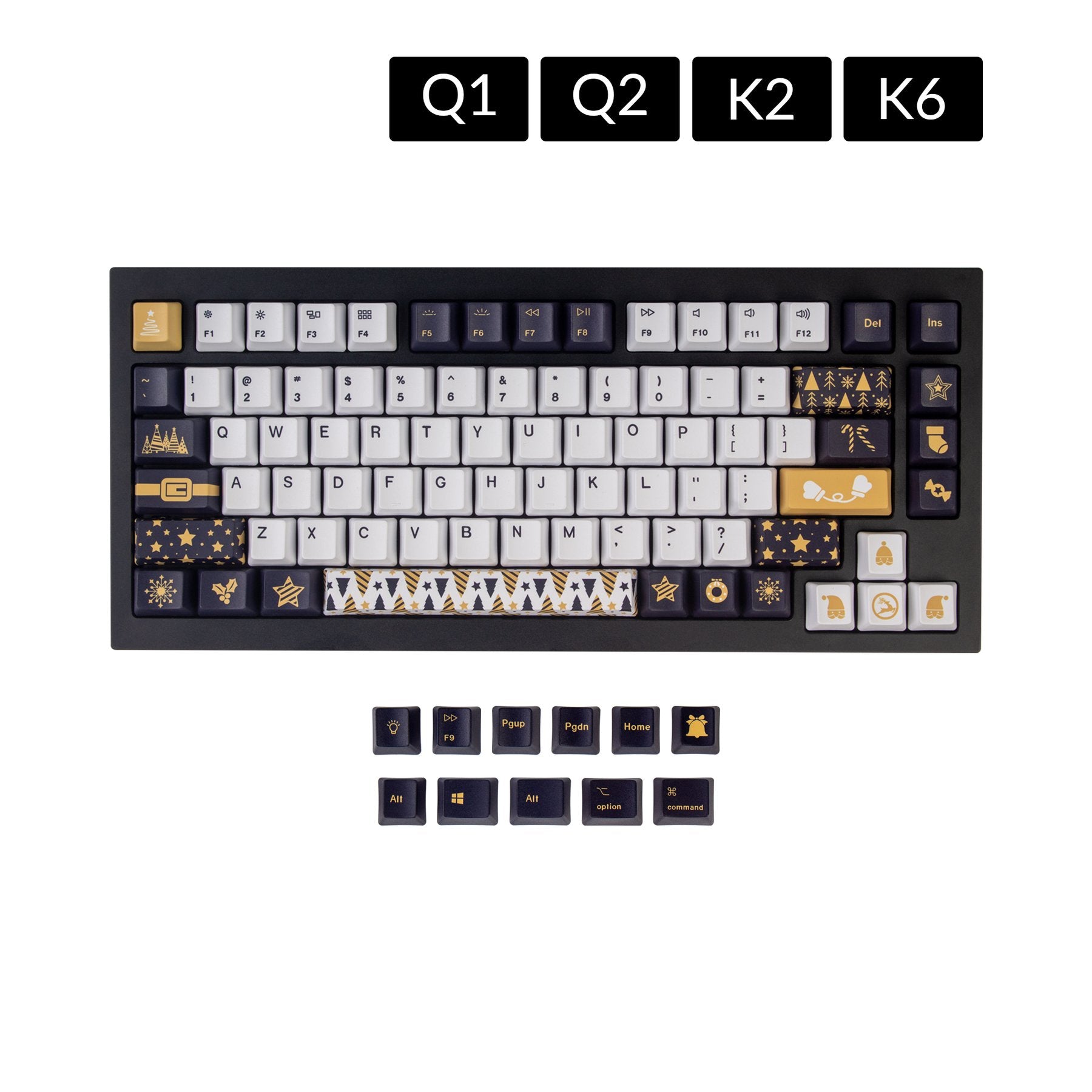 OEM Dye-Sub PBT Keycap Set - Christmas Gift - Keychron