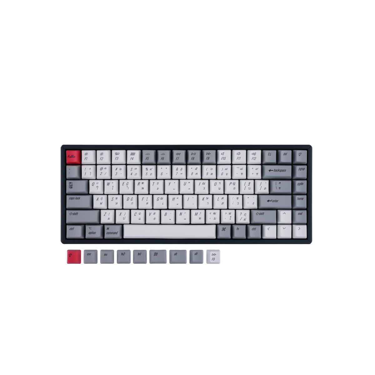 Keychron PBT Retro Keycap Set (italic version) - Keychron