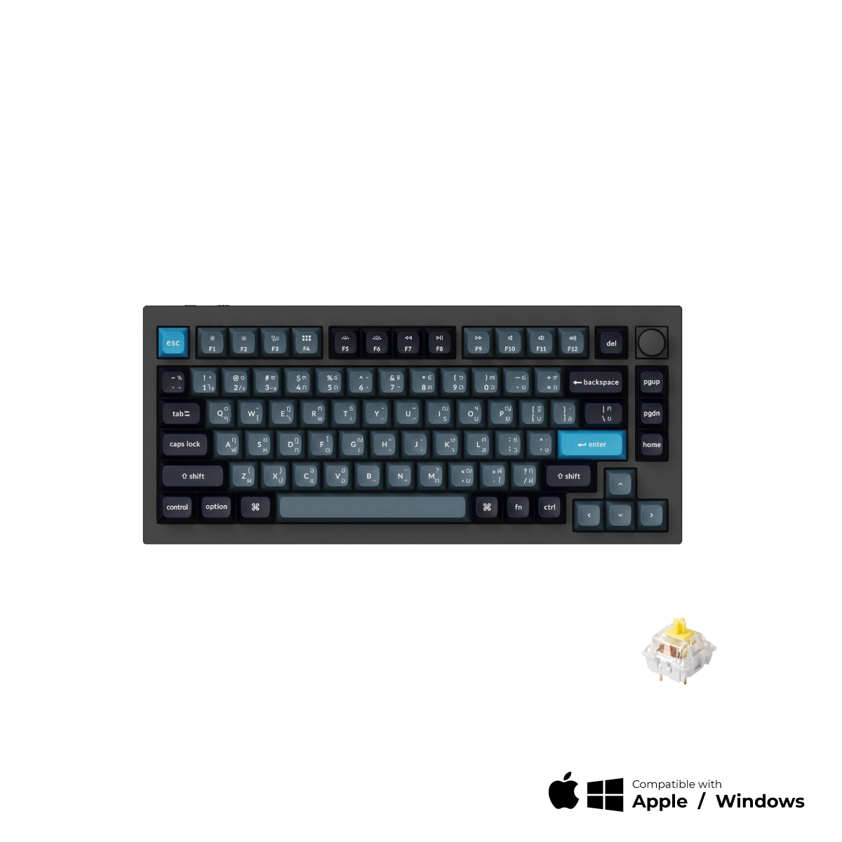 Keychron Q1 Pro QMK/VIA Wireless Custom Mechanical Keyboard - Keychron