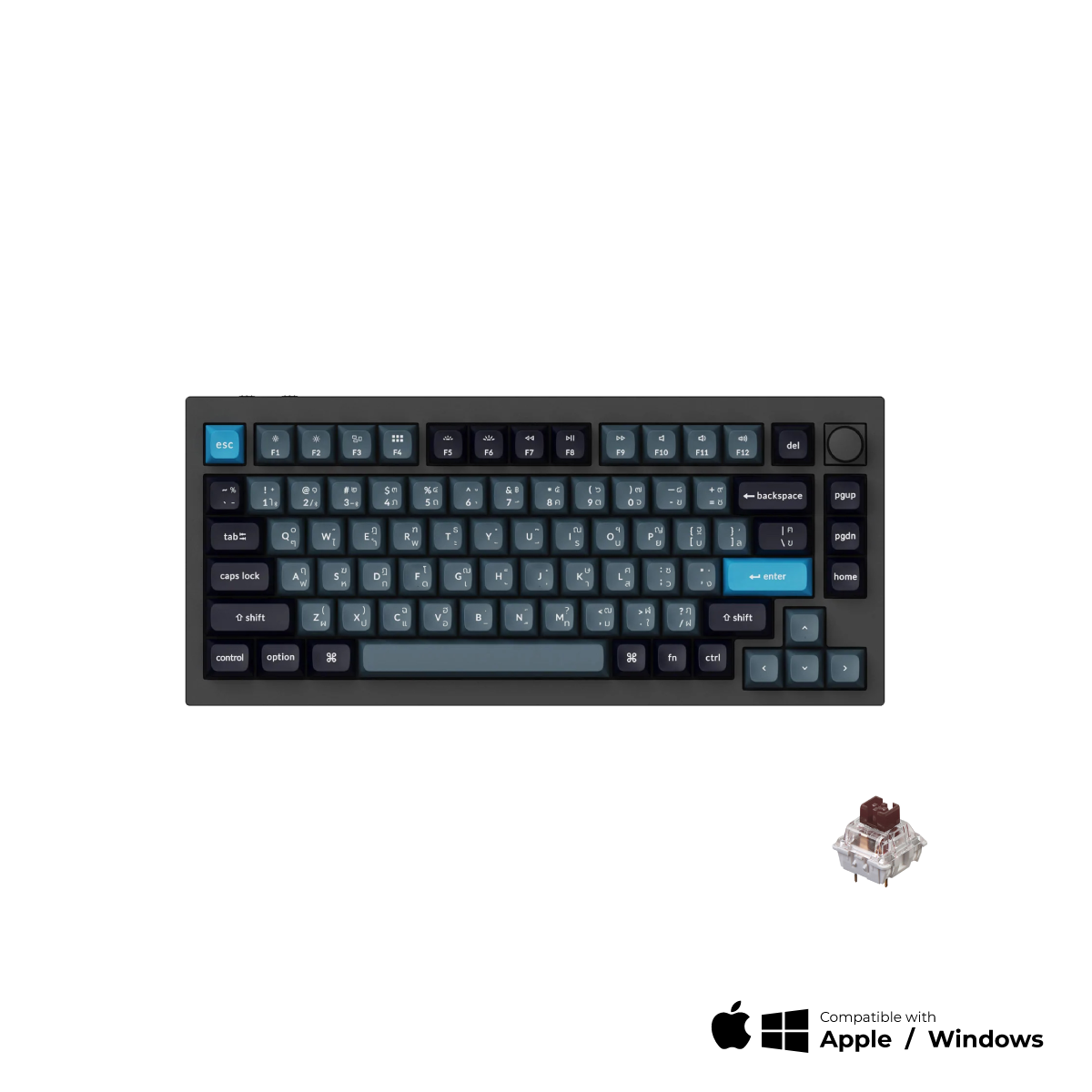 Keychron Q1 Pro QMK/VIA Wireless Custom Mechanical Keyboard - Keychron