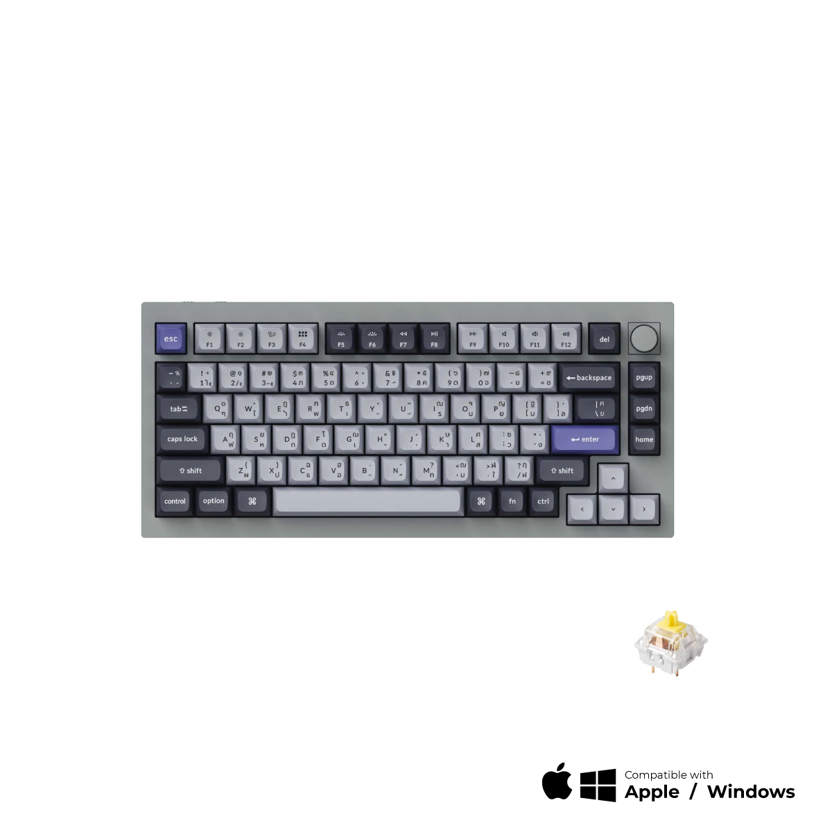 Keychron Q1 Pro QMK/VIA Wireless Custom Mechanical Keyboard - Keychron