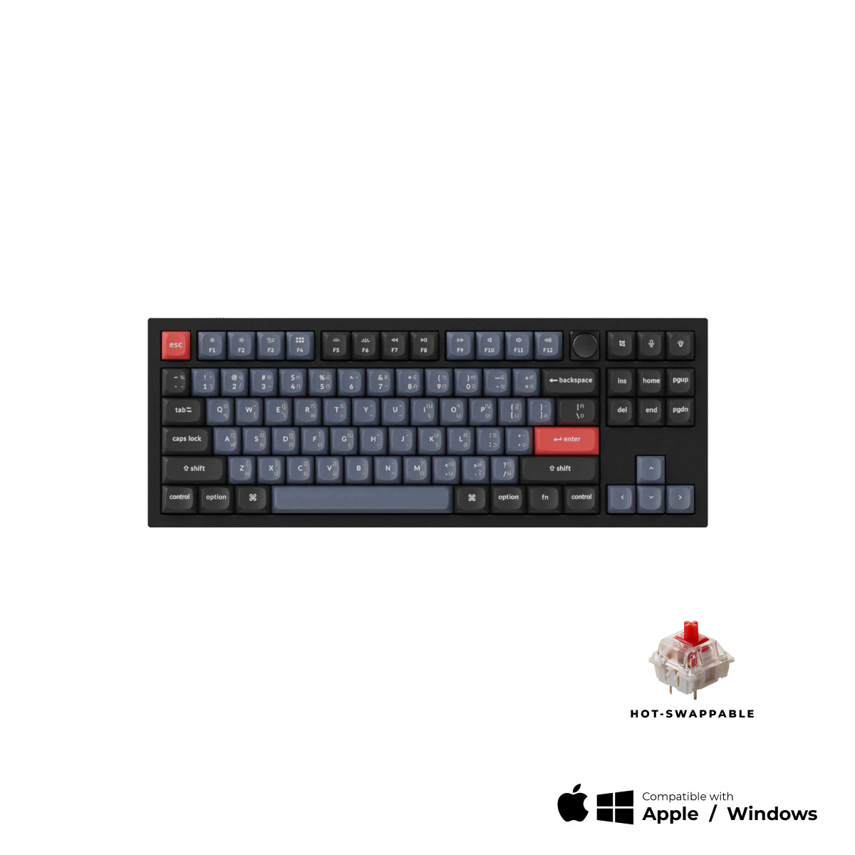 Keychron Q3 QMK Custom Mechanical Keyboard - Keychron