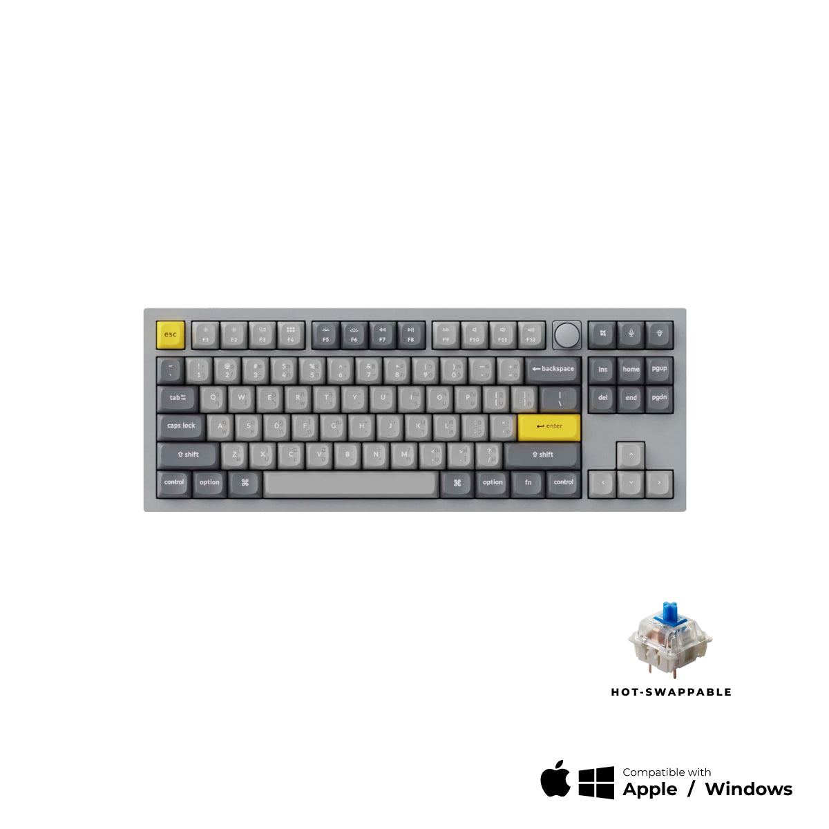 Keychron Q3 QMK Custom Mechanical Keyboard - Keychron