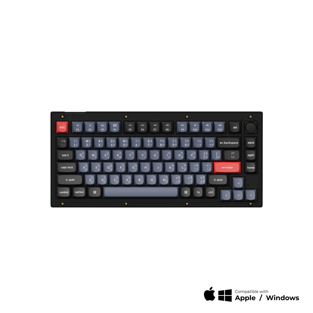 Keychron V1 QMK Custom Mechanical Keyboard - Keychron