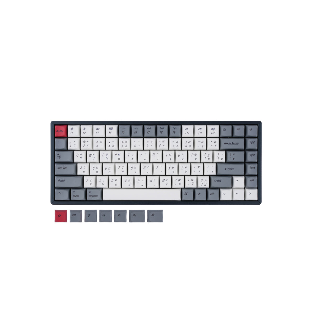 Keychron PBT Retro Keycap Set (italic version) - Keychron