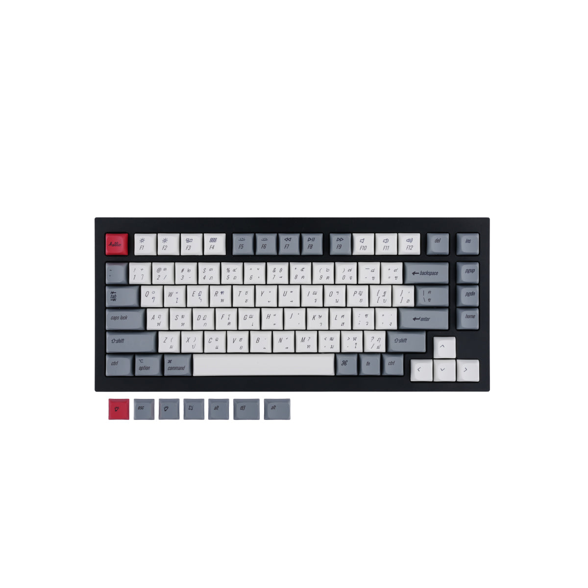 Keychron PBT Retro Keycap Set (italic version) - Keychron