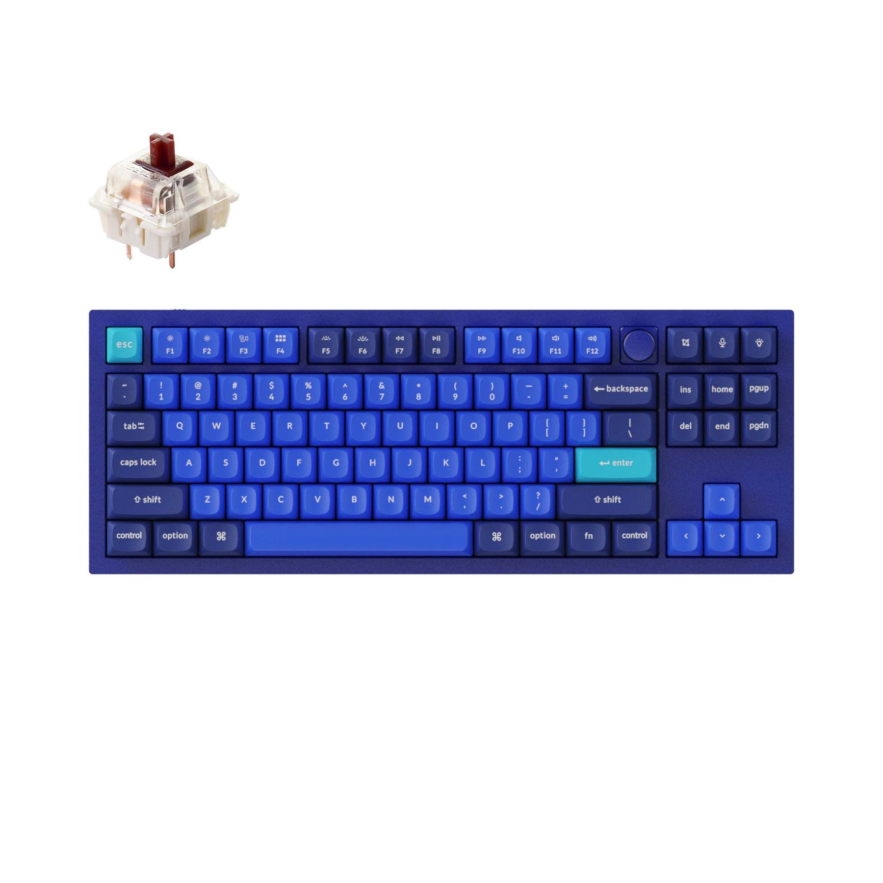 (ENG) Keychron Q3 QMK Custom Mechanical Keyboard - Keychron