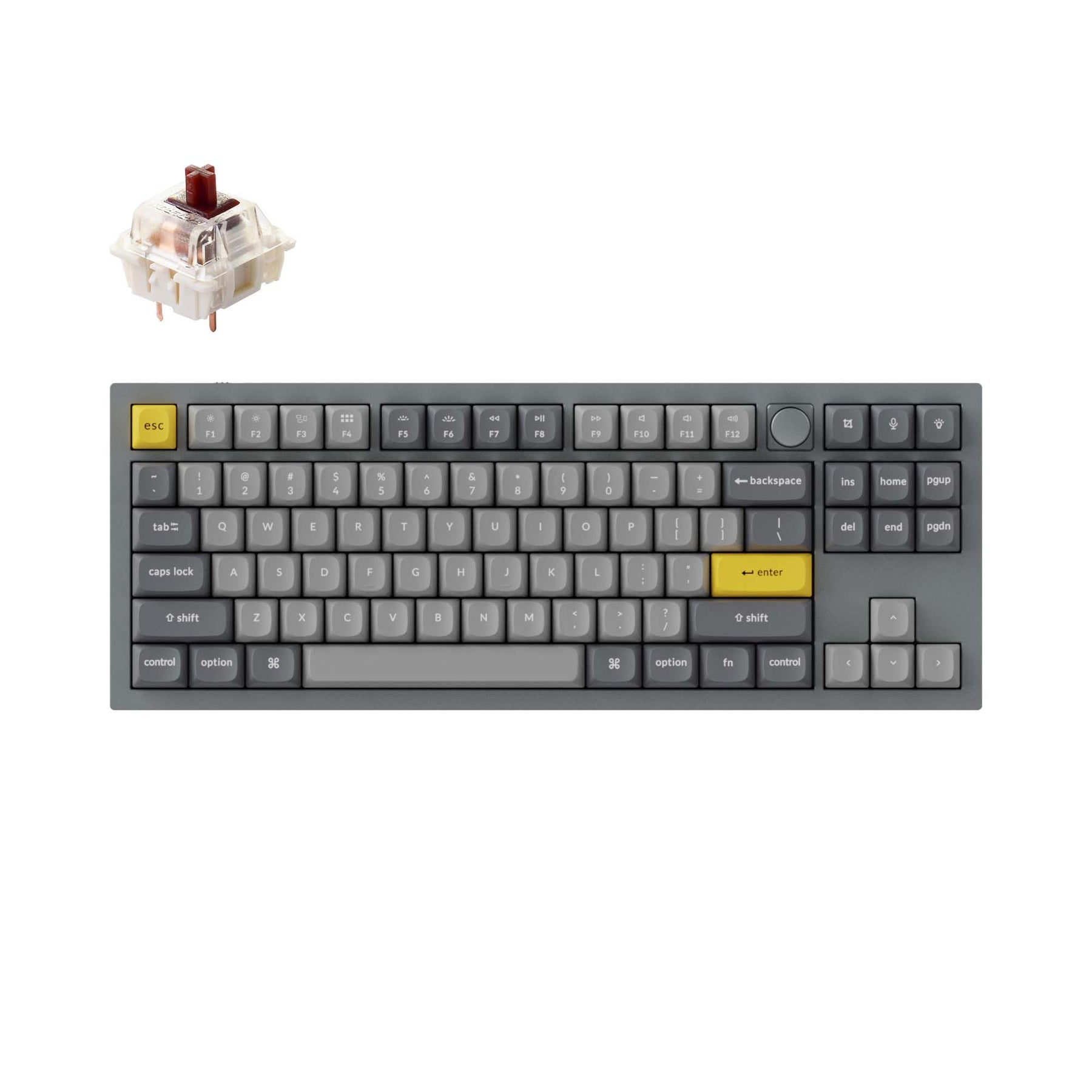 (ENG) Keychron Q3 QMK Custom Mechanical Keyboard - Keychron